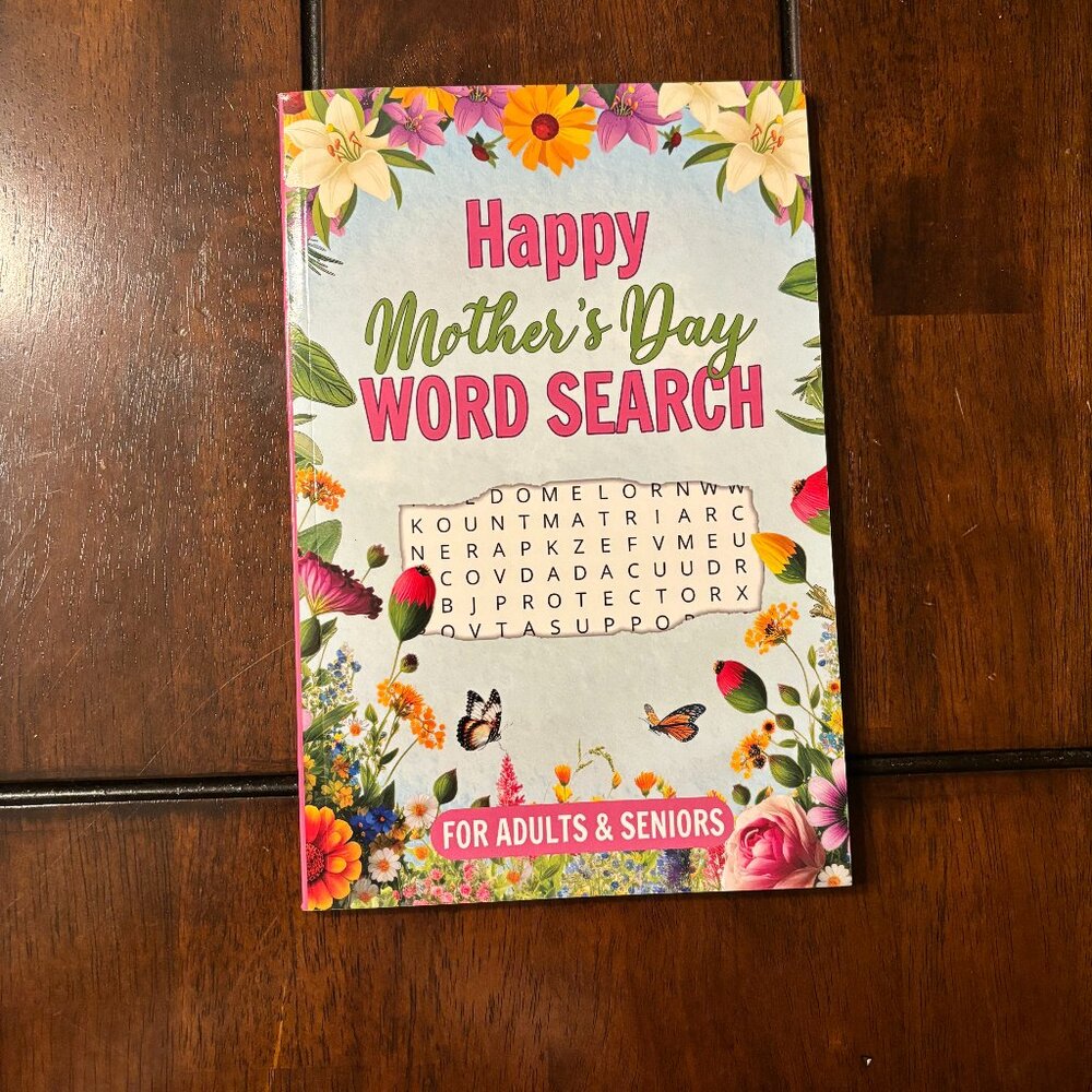 Happy Mothers Day Word Search for Adults and Seniors: 75 Large Print Puzzles
